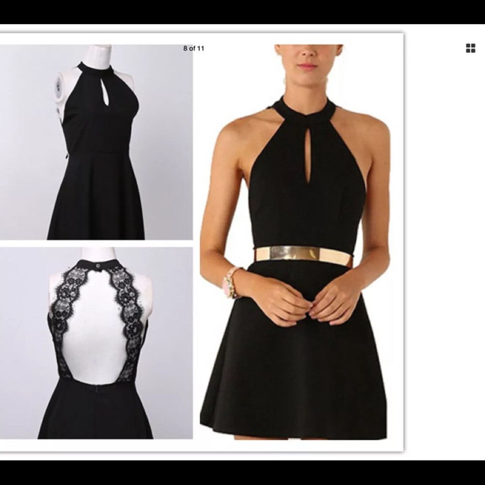 NWT beautiful black dress